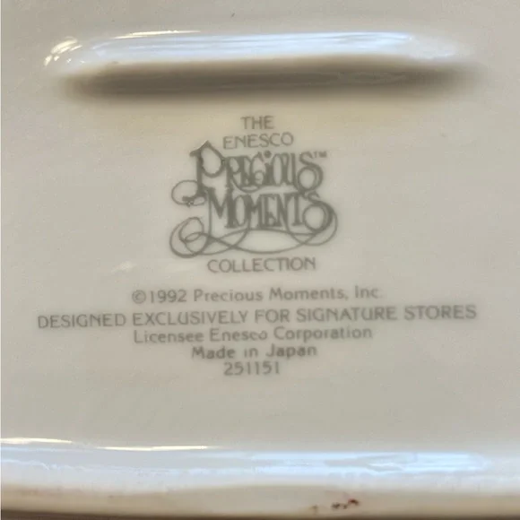 Precious Moments Christmas Tree Dish - Picture 4 of 4